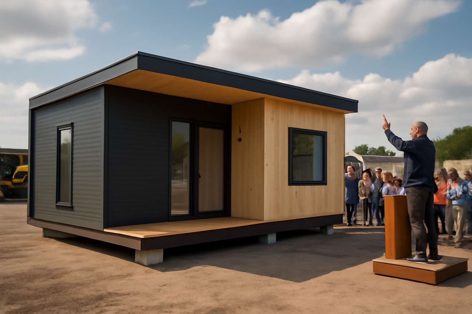 modular home auction